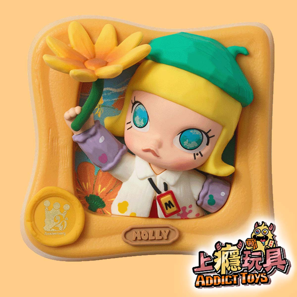 POPMART 泡泡瑪特 MOLLY沿途的風景系列-冰箱貼盲盒