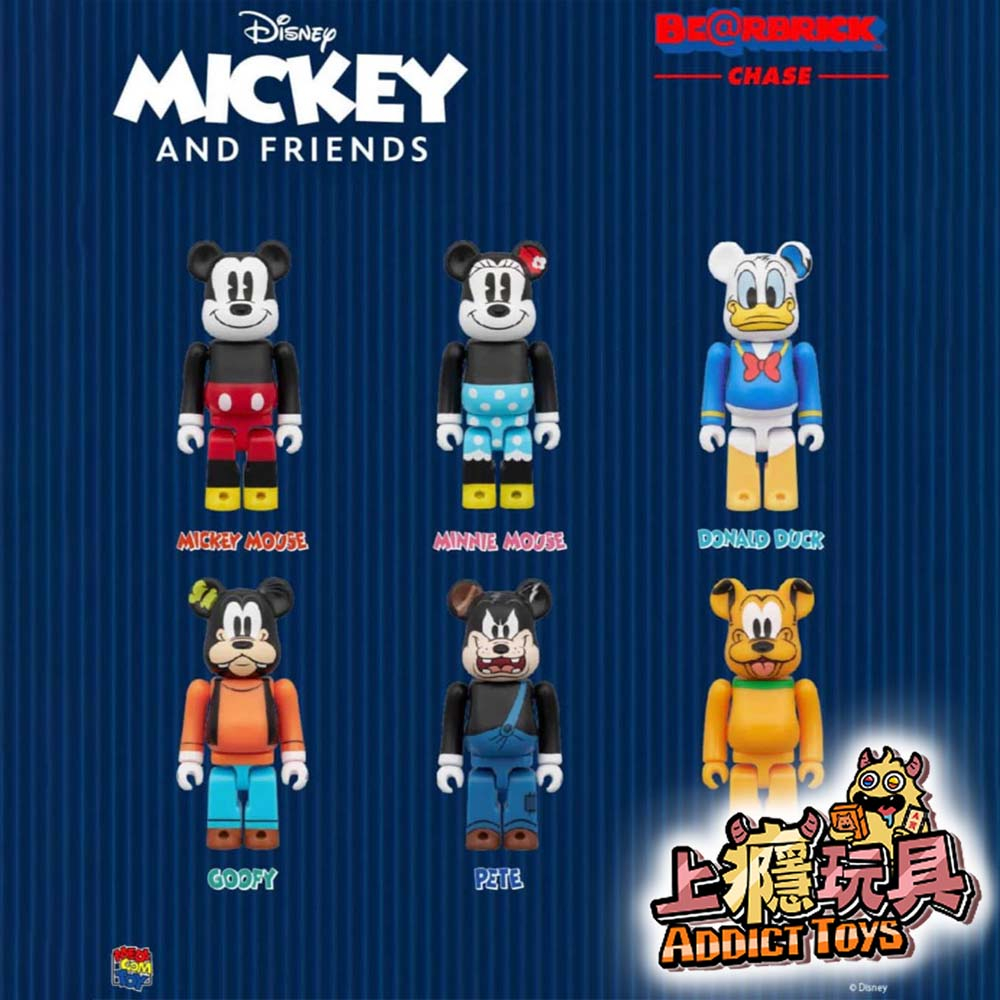 BE＠RBRICK 米奇與好朋友們 100%