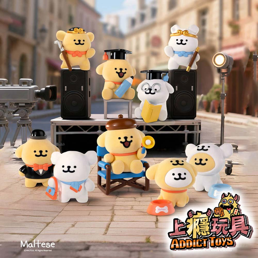 Maltese 線條小狗- 人生劇場系列盲盒