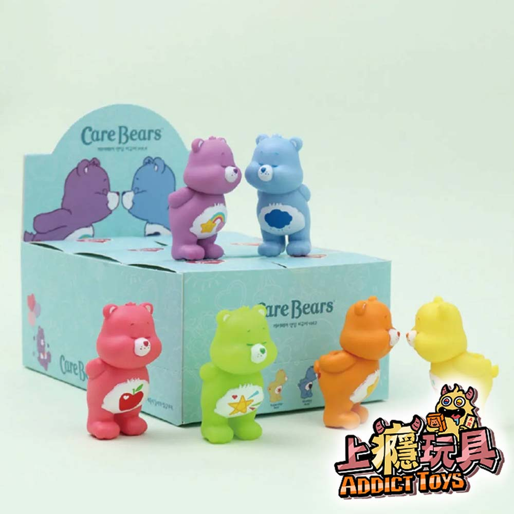 愛心小熊CARE BEARS 彩虹熊 親親熊4代 系列盲盒 綠