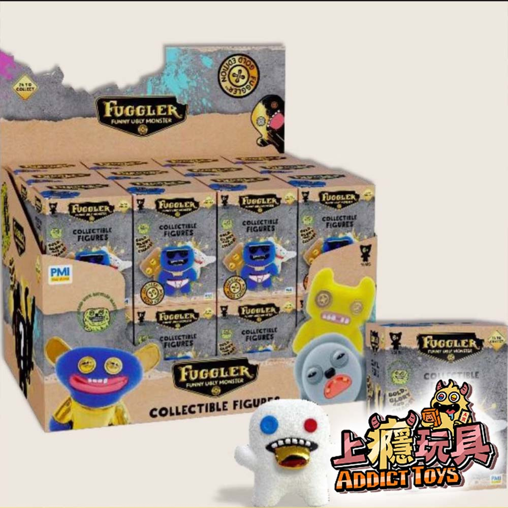 FUGGLER 放克怪獸 牙寶 S3-金派系列(FR51149) 公仔鑰匙扣 系列盲盒