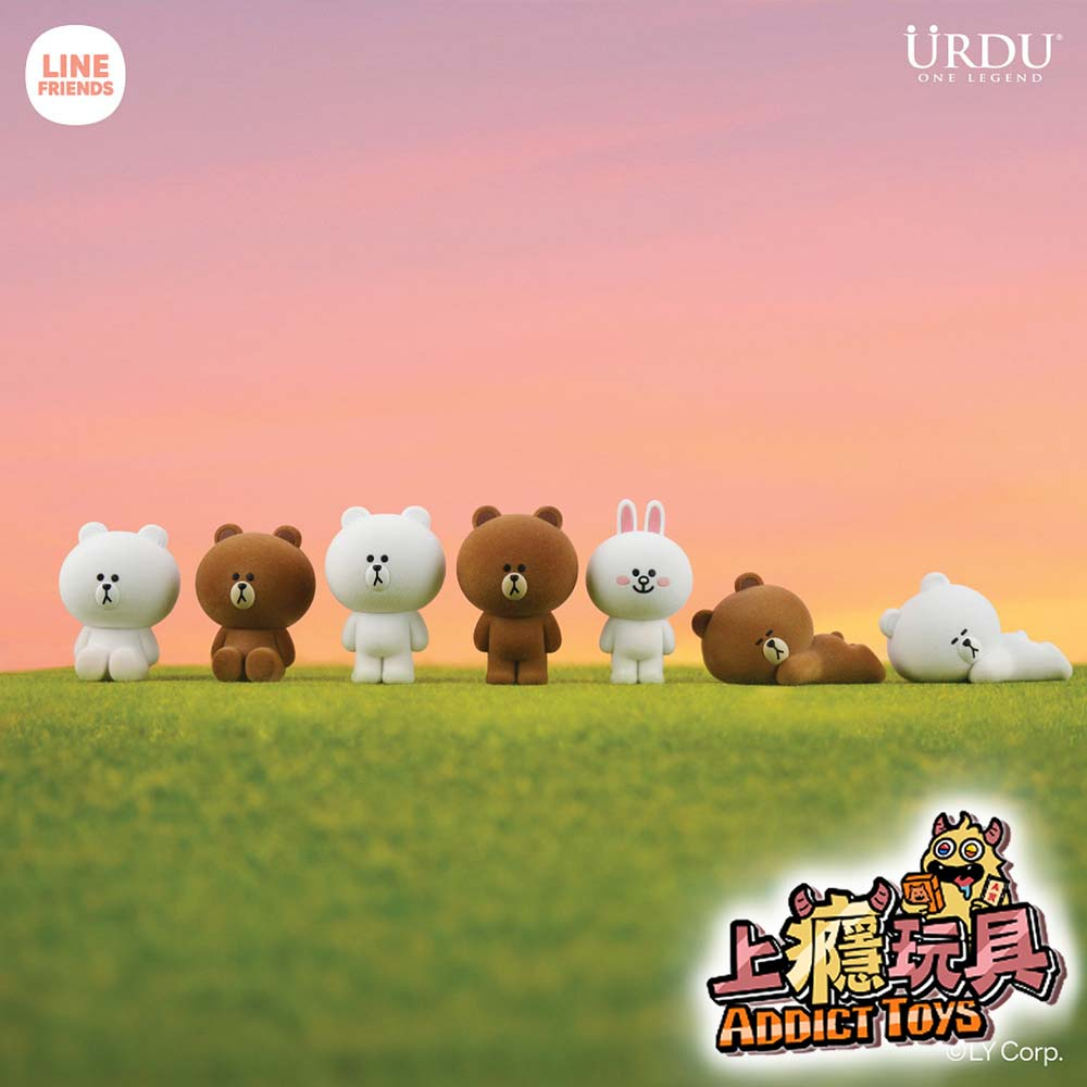 野獸國 URDU LINE 福部屋 招福BROWN系列 大河豚 熊大 S2 盲盒套組