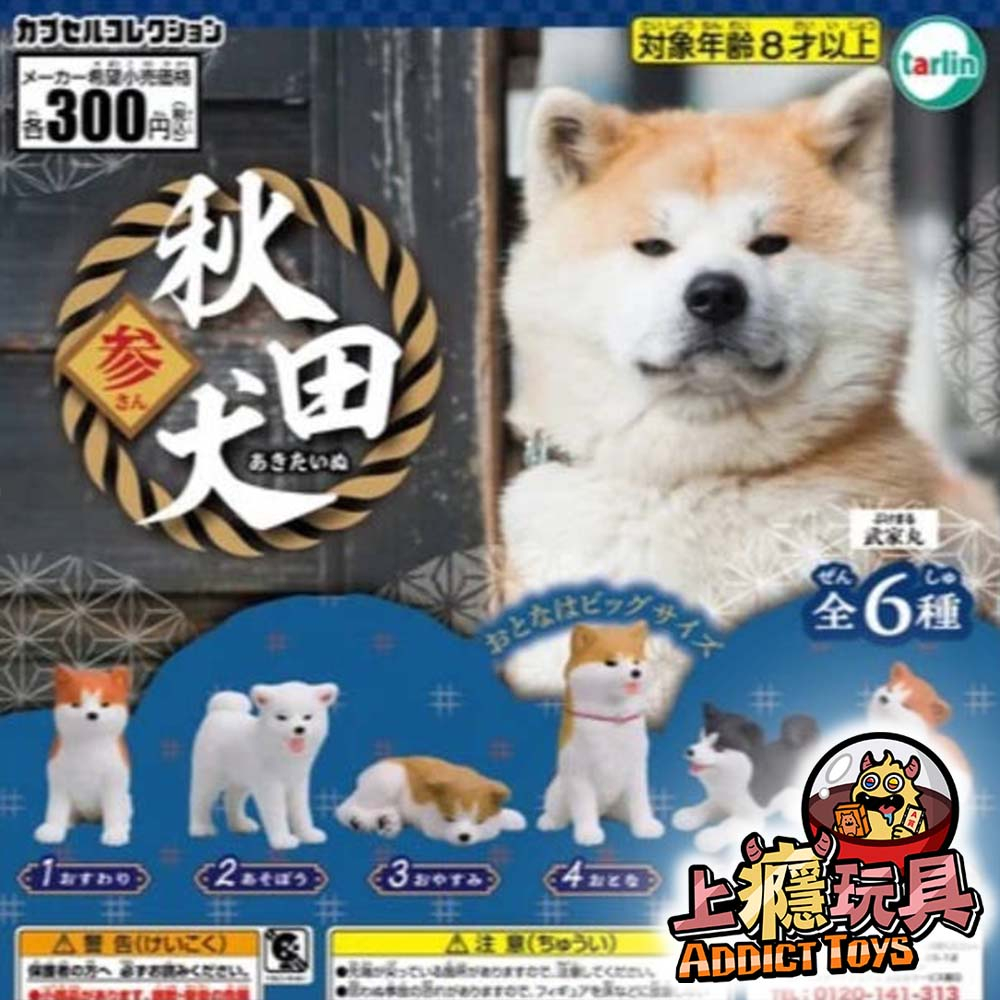 秋田犬公仔P3